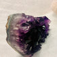 Beautiful Dark Amethyst Cluster Heart