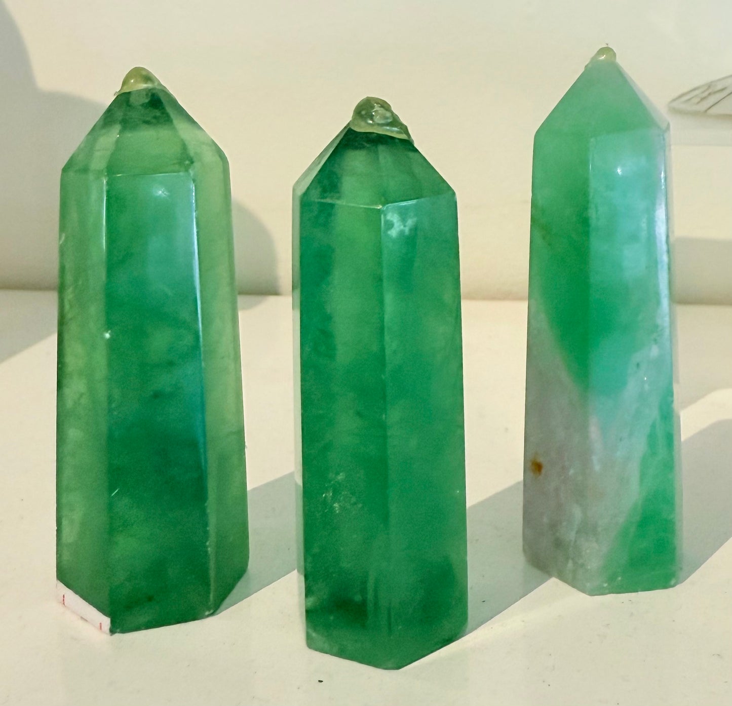 Green Fluorite Crystal Towers 7cm | Natural Healing Stone Australia