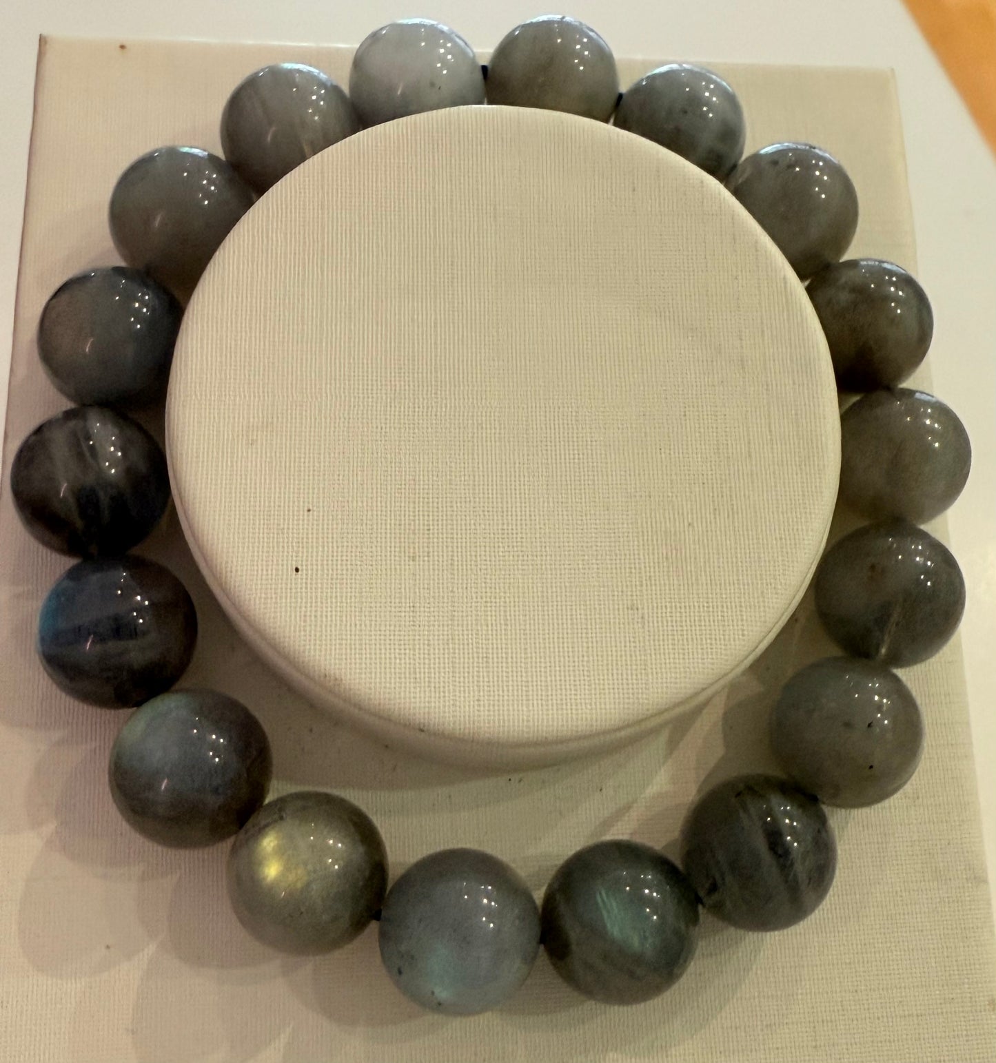 Natural Labradorite Flashy Bracelets 11mm