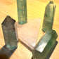 Green Fluorite Crystal Natural Towers 6cm Aprox