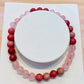 Rose Quartz and Rhodonite Fertility 6mm Bracelets