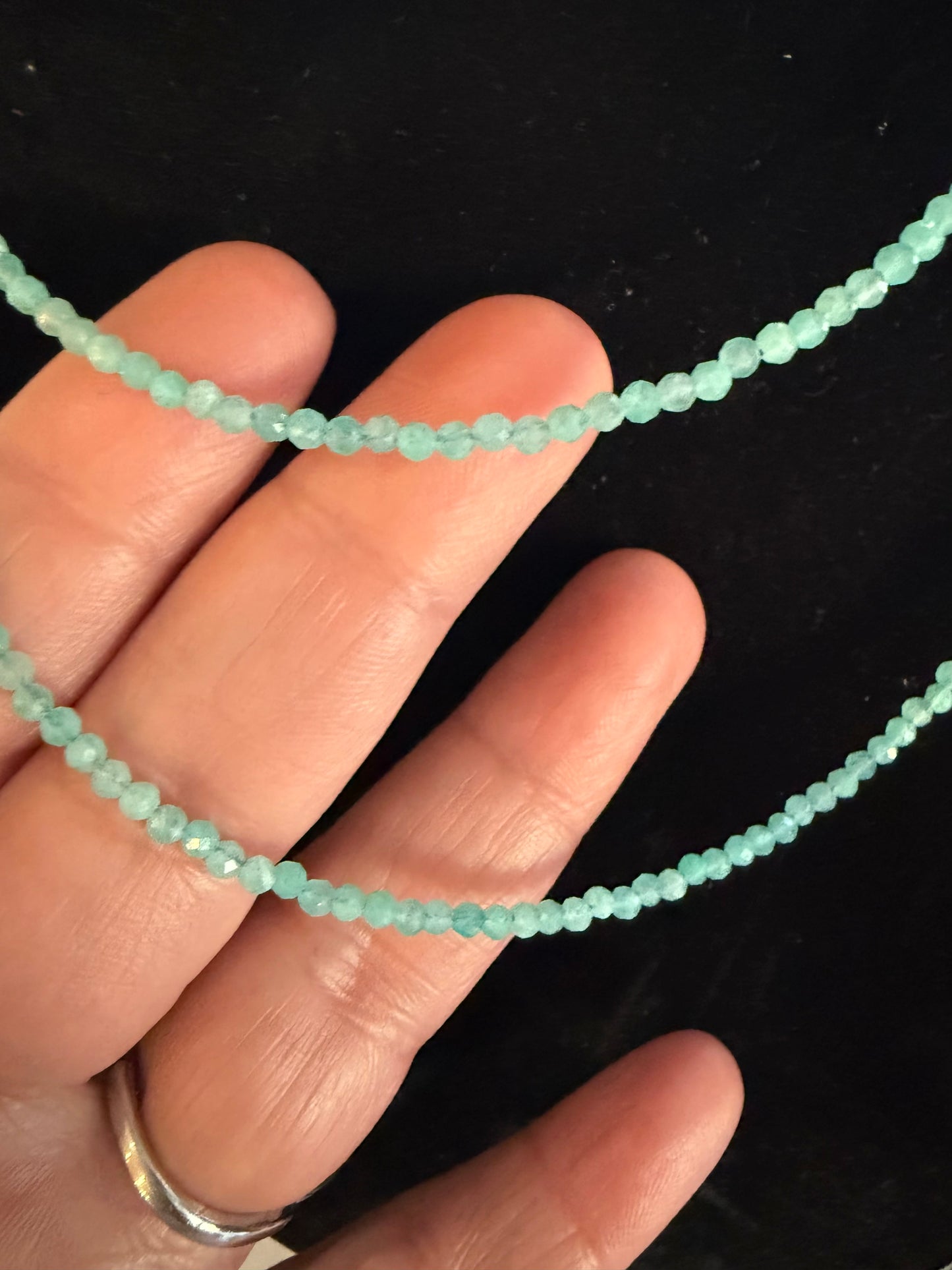 Faceted Natural Crystals Nexcklaces