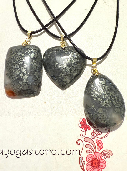Natural Pyrite Pendants