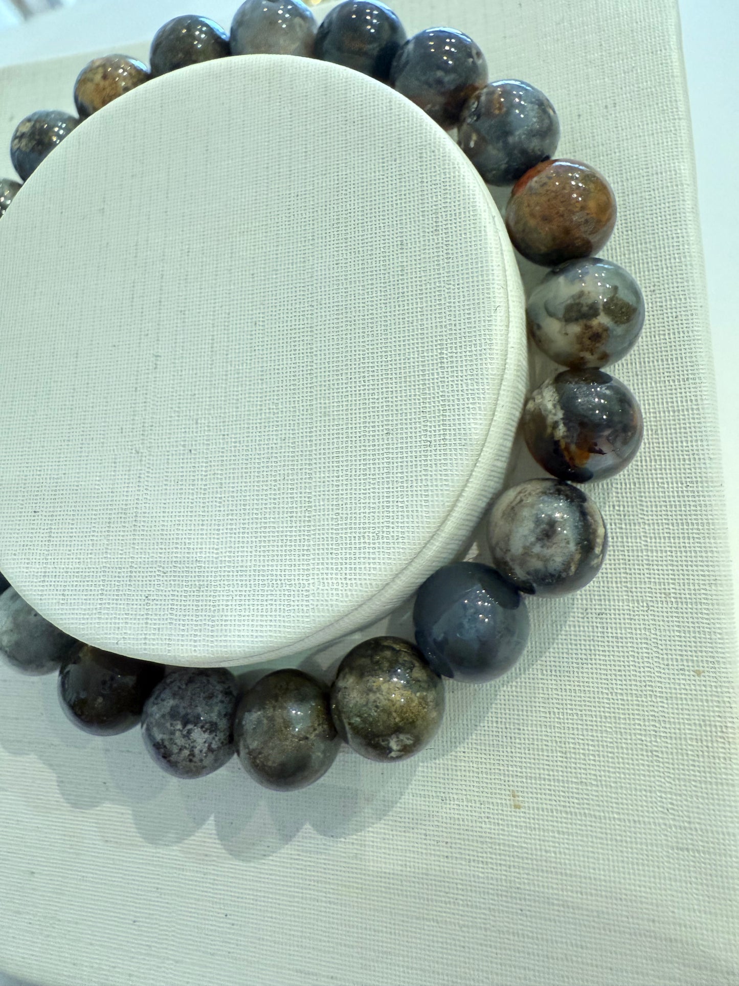 Pyrite and Agate bracelets