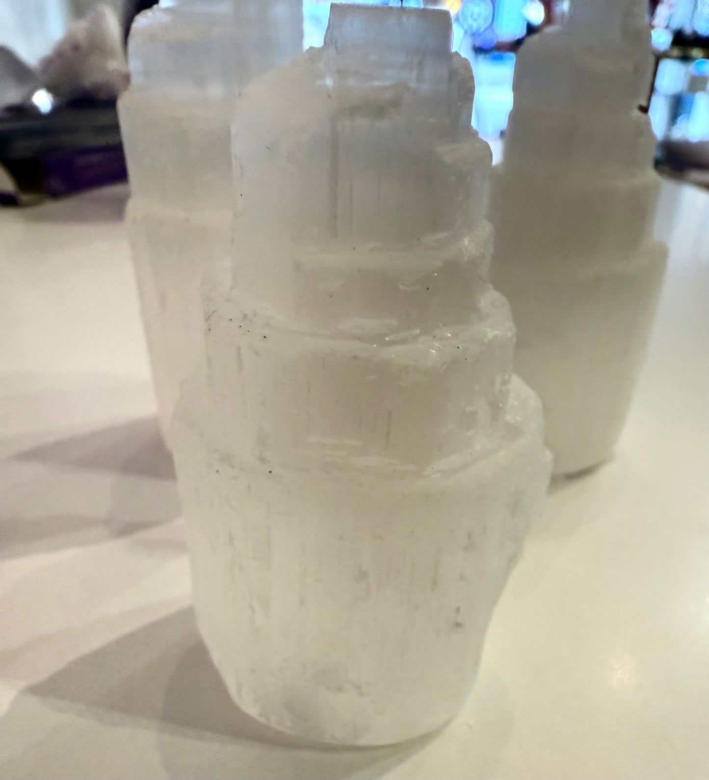 Selenite Tower, 6/7cm