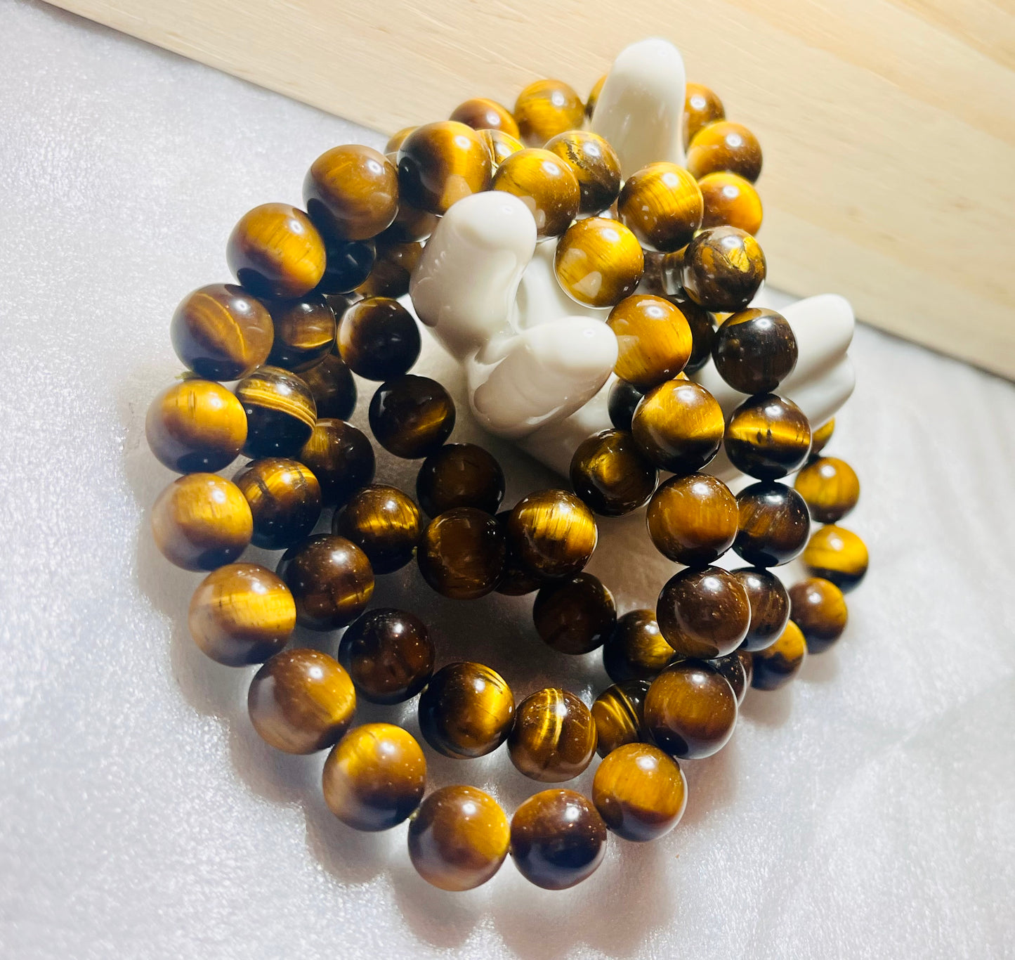 Yellow Tiger Eye 10mm Unisex Bracelet