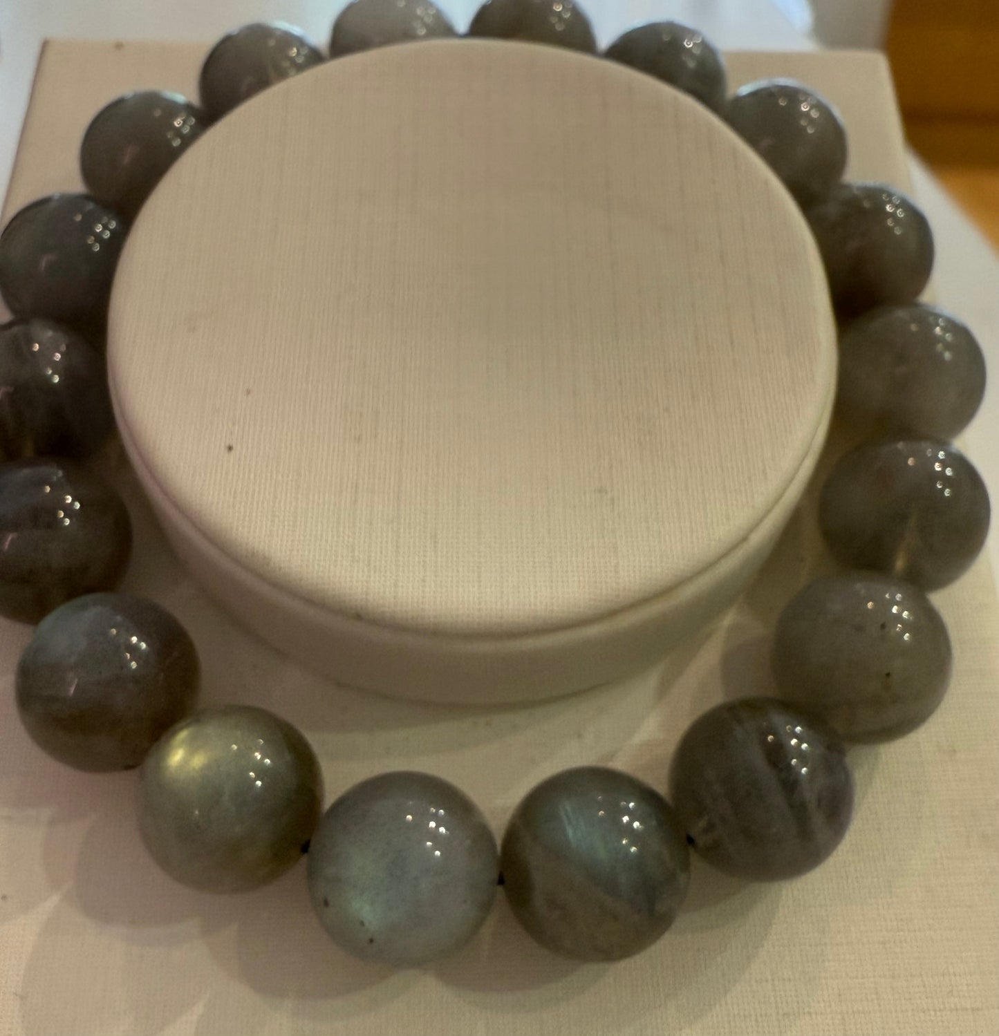 Natural Labradorite Flashy Bracelets 11mm