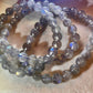 Natural Labradorite Beaded Stretchy Bracelet