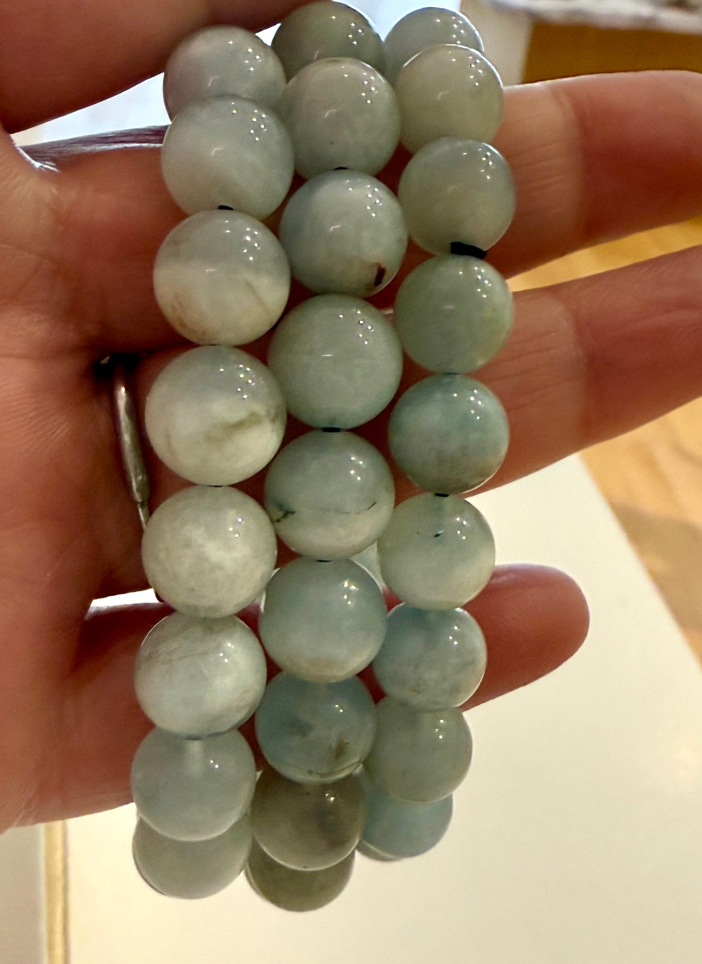 Aquamarine Bracelet 10mm
