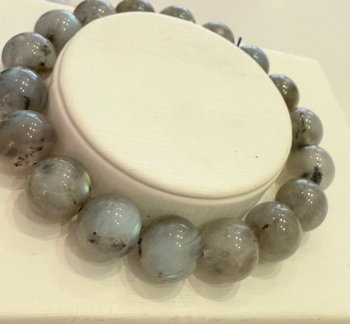 Natural Labradorite Flashy Bracelets 11mm