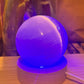 Selenite Sphere Multicolour Lamp