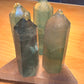Green Fluorite Crystal Natural Towers 6cm Aprox