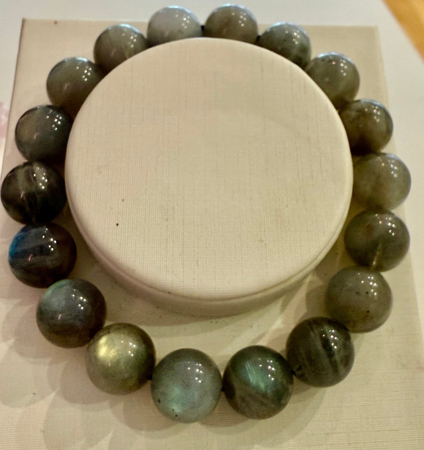 Natural Labradorite Flashy Bracelets 11mm