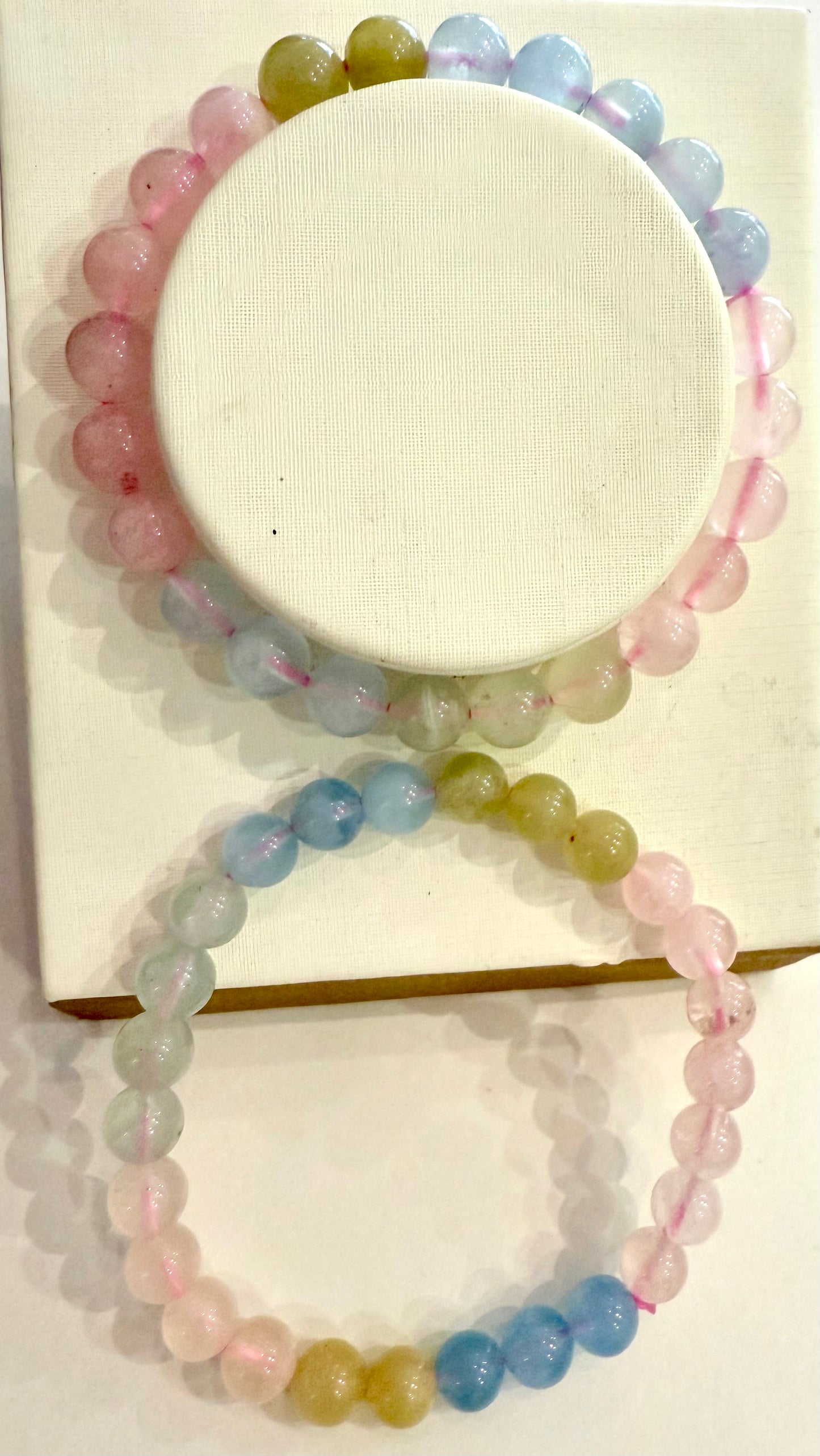 Morganite 8mm Bracelet