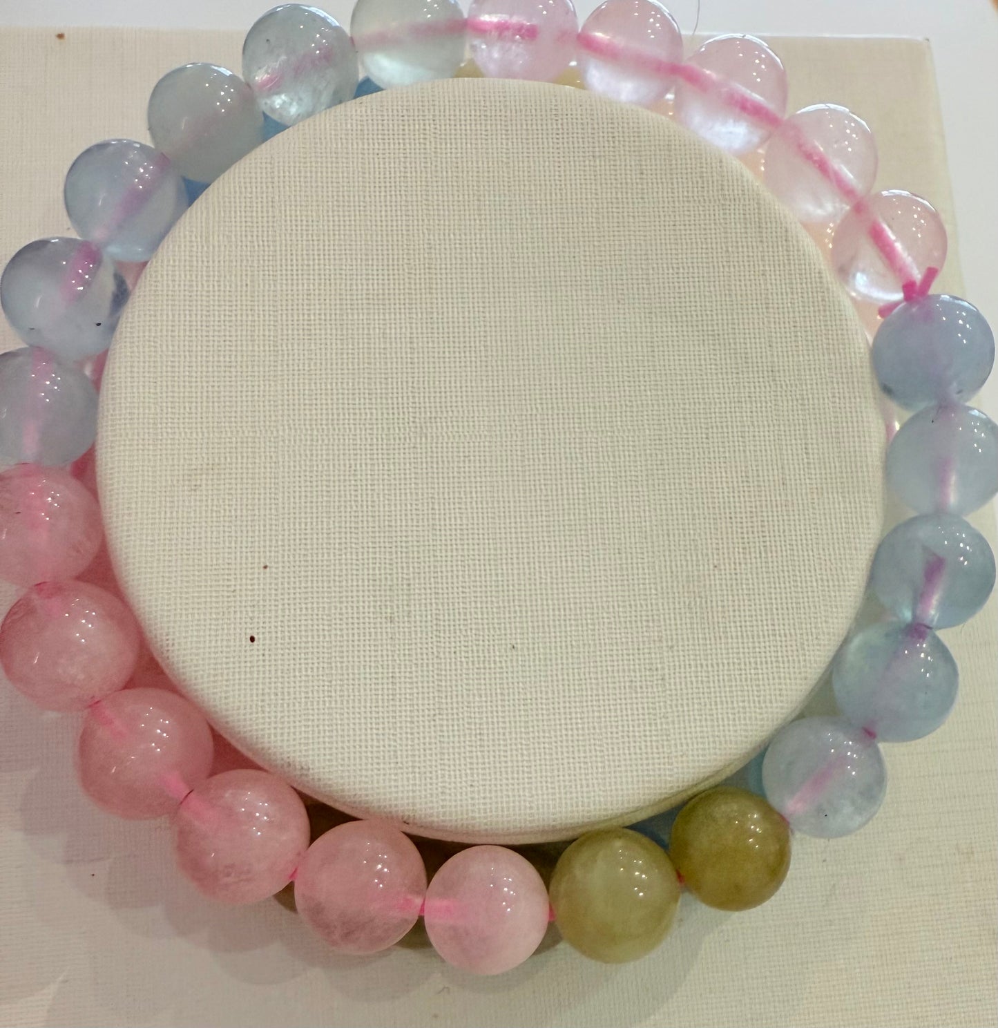 Morganite 8mm Bracelet