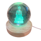3D Buddha Glass Sphere Multicolour Lamp