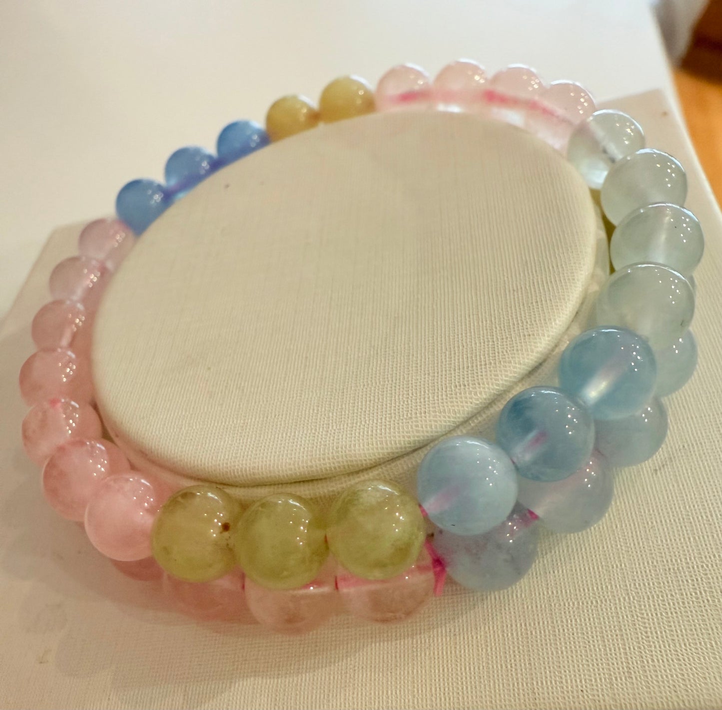 Morganite 8mm Bracelet