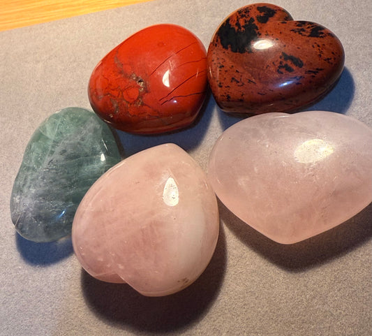 Crystal Hearts Carvings
