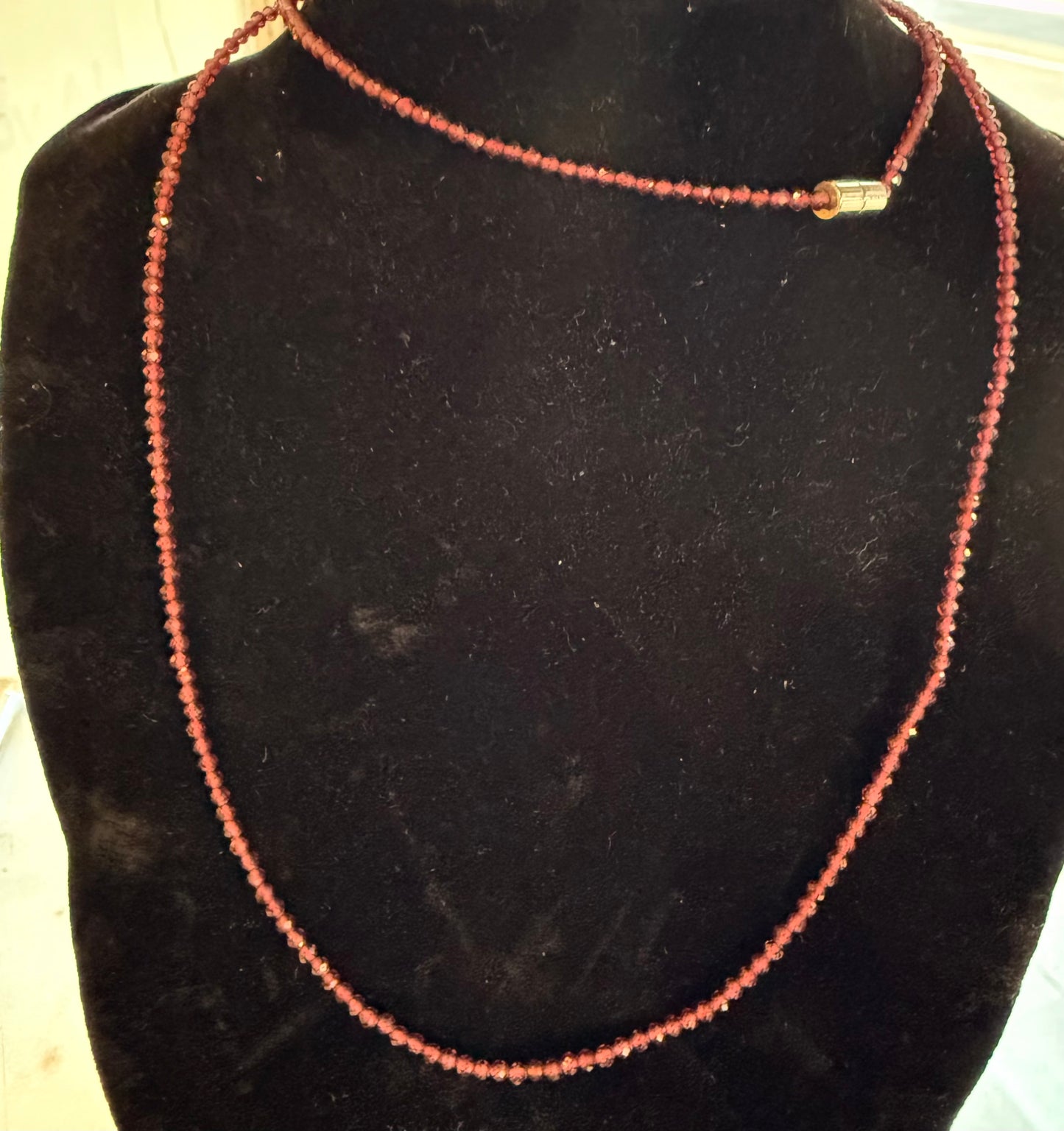 Faceted Natural Crystals Nexcklaces