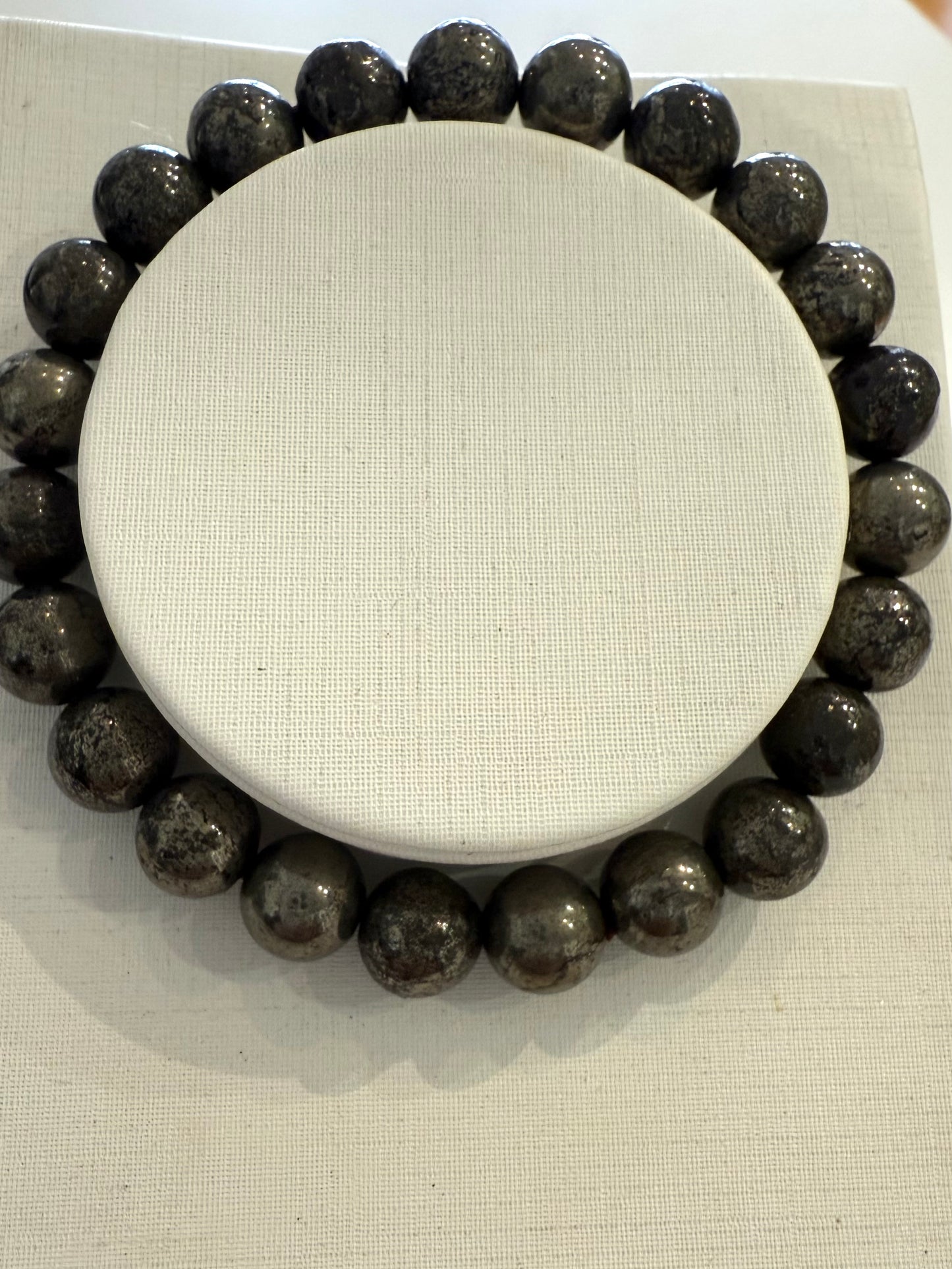 Pyrite 8mm Bracelet