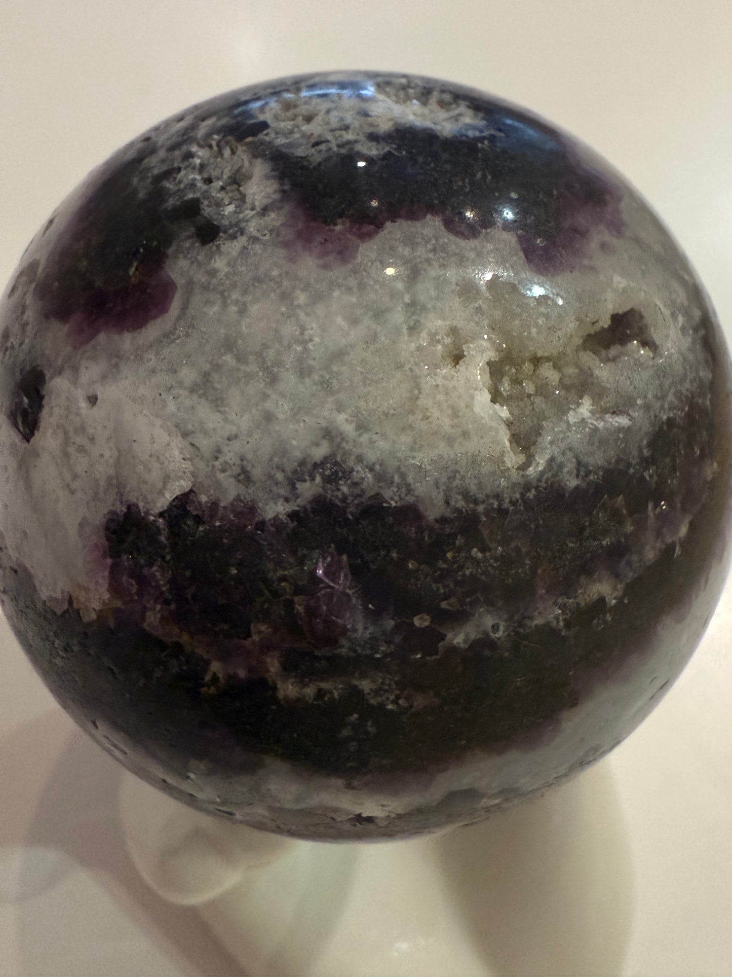Purple Fluorite Sphere