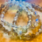 Natural Labradorite Beaded Stretchy Bracelet
