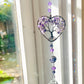 Amethyst Three of Life Suncatcher