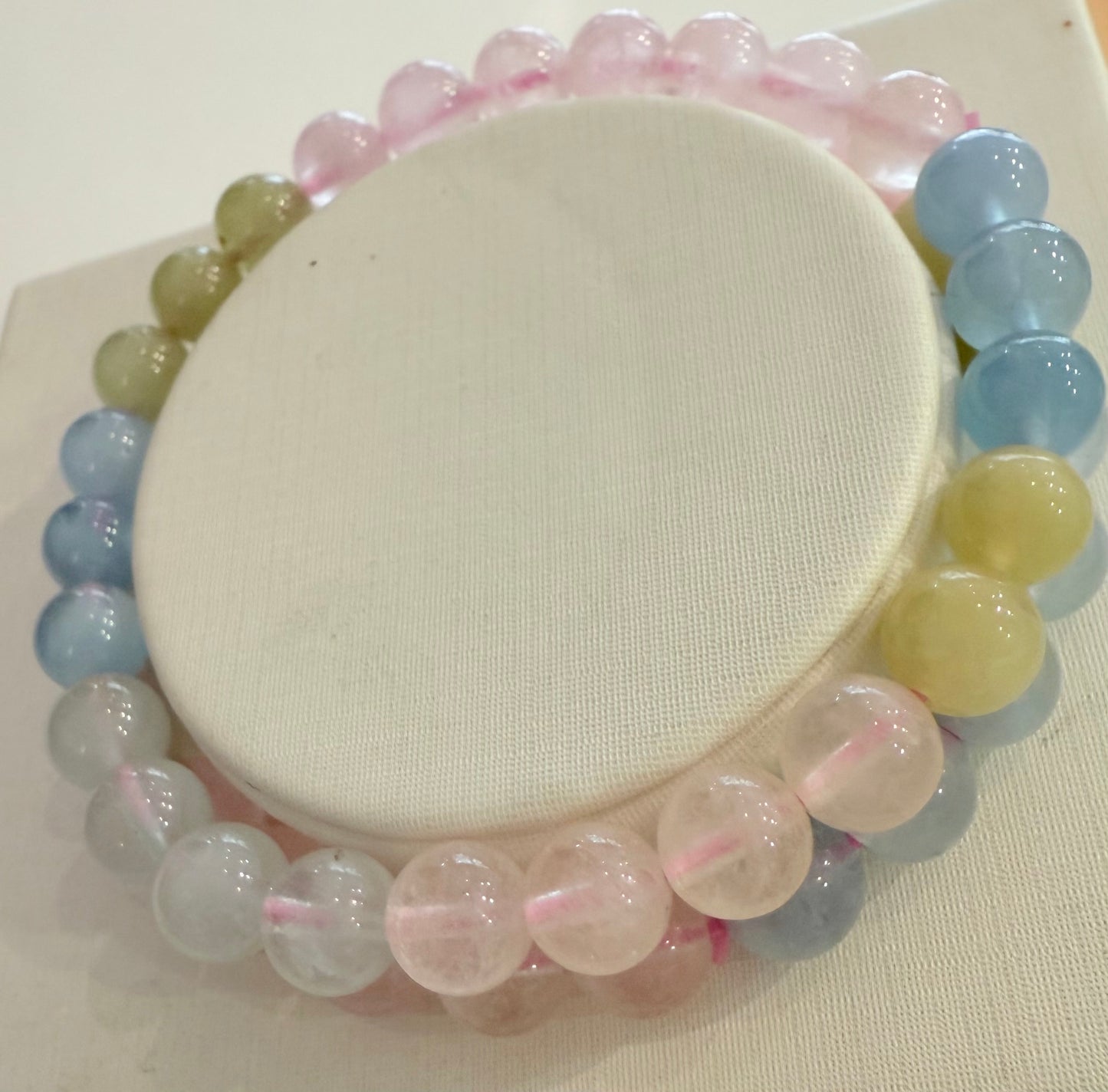 Morganite 8mm Bracelet