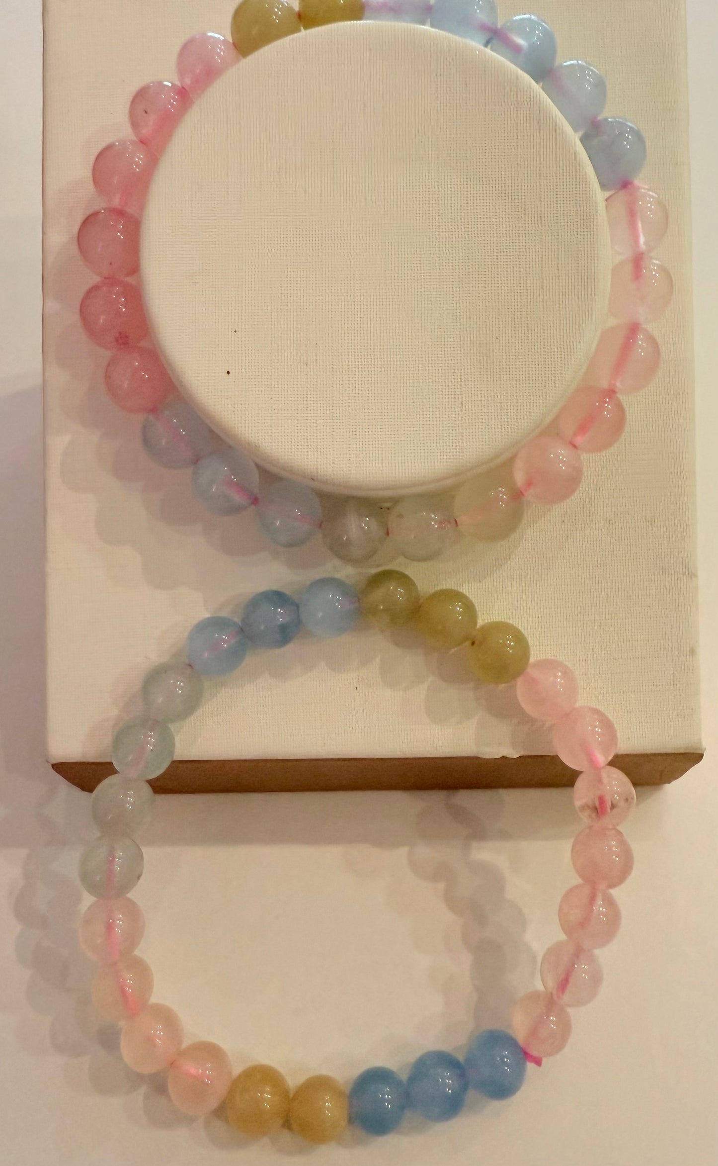 Morganite 8mm Bracelet