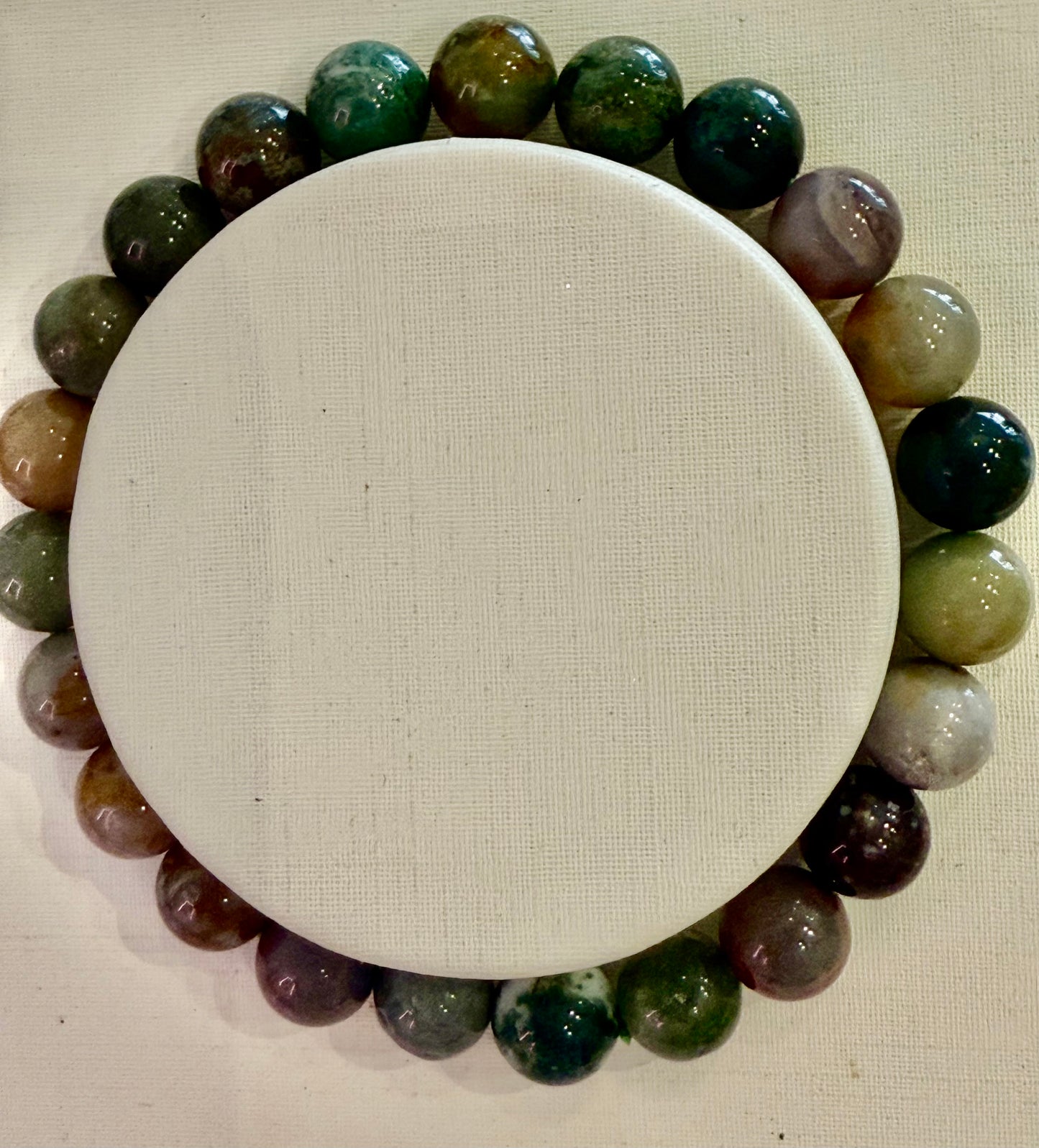 Indian Agate 8mm Bracelet