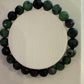Faceted Ruby Zoisite Gemstone Bracelet 8mm