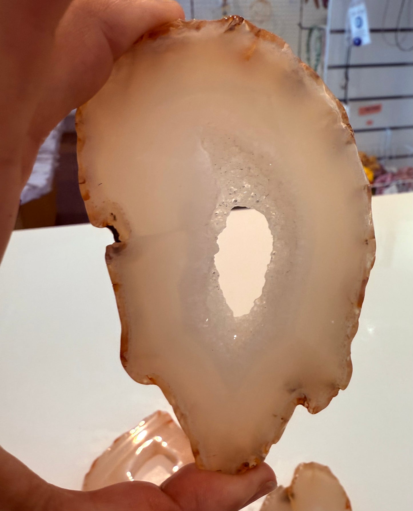 Natural Druzzy Agate Slices