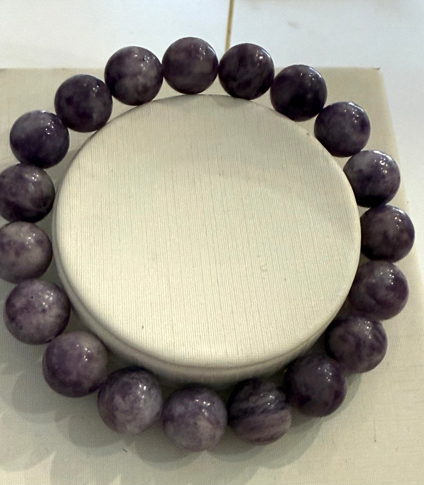 Dark Lepidolite 10mm Bracelet