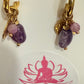 Amethyst Waterproof earrings