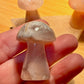 Flower Agate Mushroom carvings