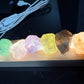 Lovely Crystal Night Light – USB Powered Tri-Colour Lamp with Natural Healing Crystals