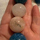 Crystal Small Spheres, Rose Quartz and Sodalite