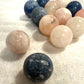 Crystal Small Spheres, Rose Quartz and Sodalite