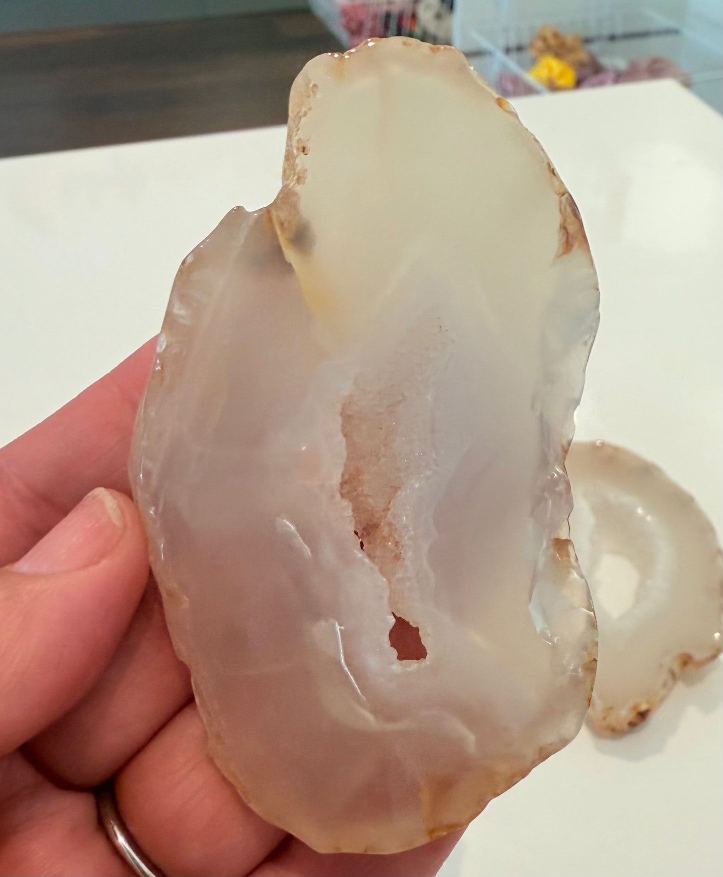 Natural Druzzy Agate Slices