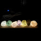 Lovely Crystal Night Light – USB Powered Tri-Colour Lamp with Natural Healing Crystals