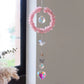 Crystal  Ring Suncatcher – Handmade Hanging Light Catcher