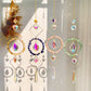 Round Crystal Suncatcher 30cm Hanging Rainbow Maker 7cm Crystal Round