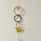 Triple Ring Crystal Butterfly Crystal Suncatcher