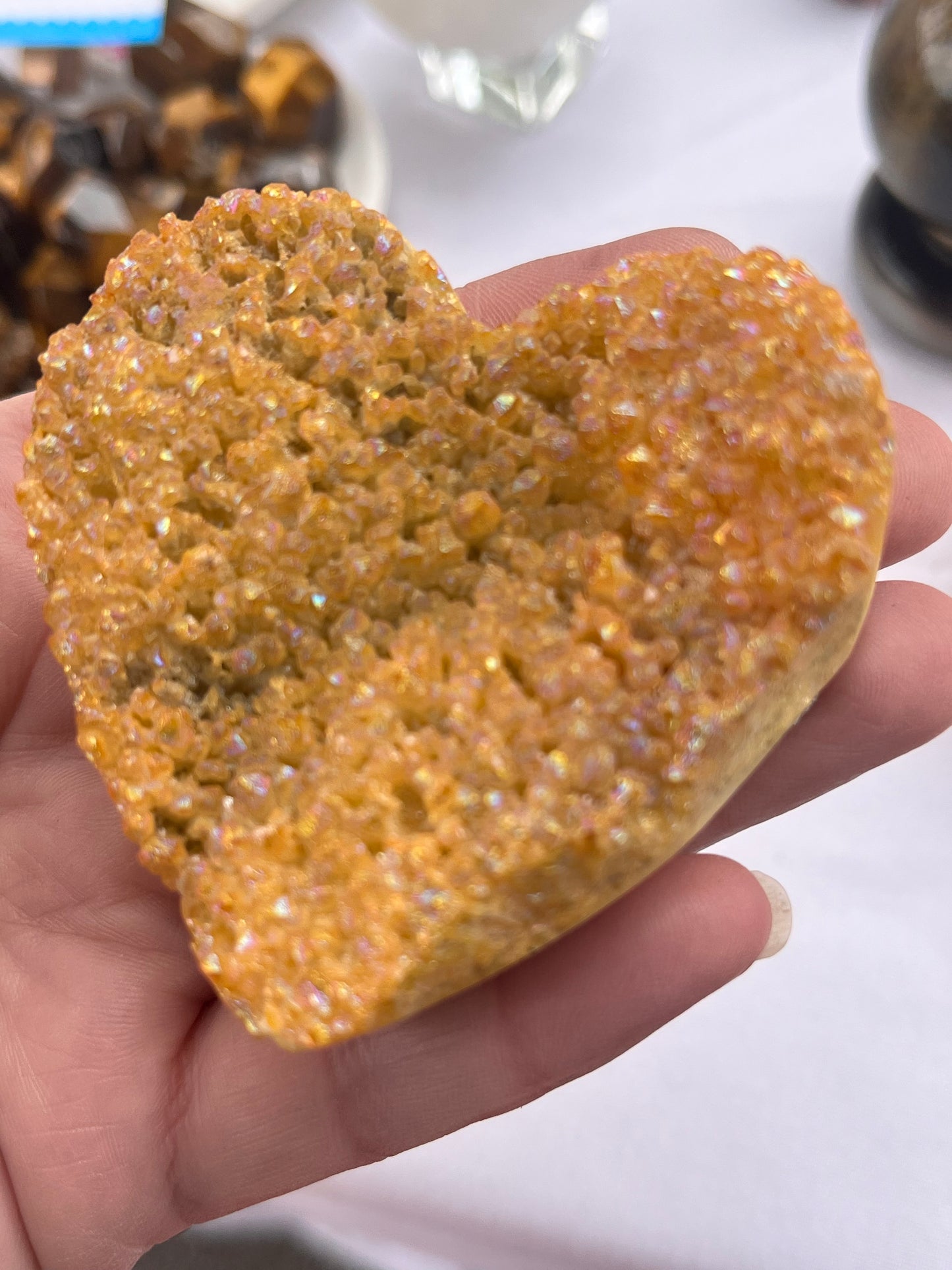 Aura Quartz Heart