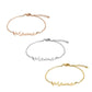 Mama Script Bracelet Gold plated 18k