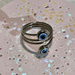 Double Evil Eye Rings