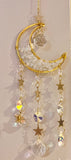 Moon Crystal Suncatcher Clear Quartz Stone of Calm