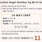 Angel Numbers Necklaces, Gold Plated 18K