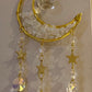 Moon Crystal Suncatcher Clear Quartz Stone of Calm