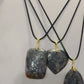 Natural Pyrite Pendants